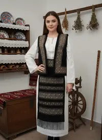 Costum Popular cu broderie traditionala Sidonia 2