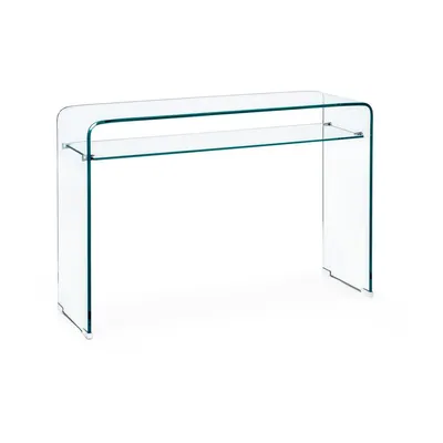 Masă consolă din sticlă 35x110 cm Iride – Bizzotto