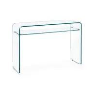 Masă consolă din sticlă 35x110 cm Iride – Bizzotto