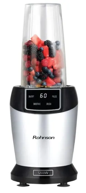 Blender Nutri Rohnson - R-599, 700 ml, 1200W, inox/negru