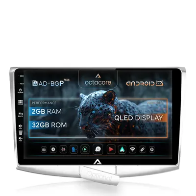 Navigatie Volkswagen Passat B6 B7 CC, Android, P-Octacore 2GB RAM + 32GB ROM, 10.1 Inch - AD-BGP10002+AD-BGRKIT025