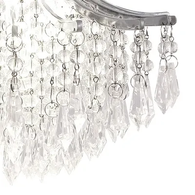 Lampa suspendata Suri 1 Light Pendant Crystal Polished Chrome