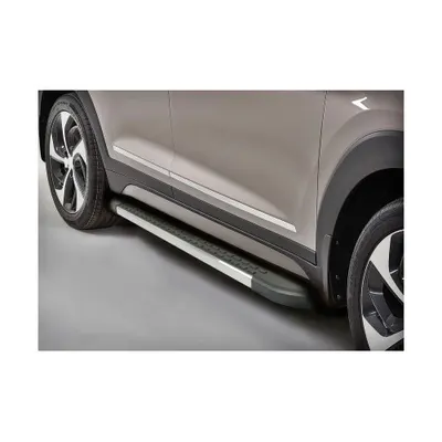 Praguri laterale auto negre aluminiu compatibile Mercedes V-Class W447, Vito W447 scurt 2014-> Cod: V1-233cm+UM14+PRG1105-BRK01