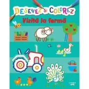 Desenez si colorez. Vizita la ferma