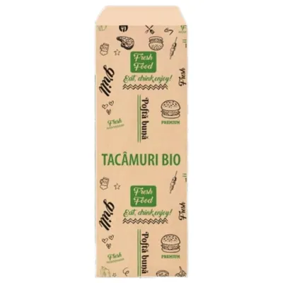 Pungi Tacamuri Natur, Model Fresh, 8 x 24 cm, 2000 Bucati