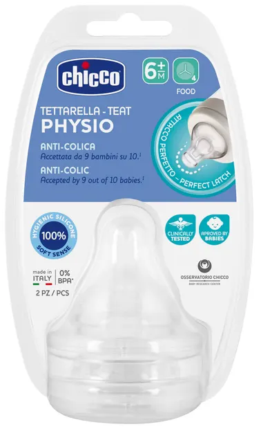 Chicco Perfect 5 set de suzete din silicon, 2 bucăți