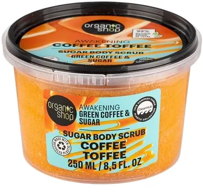 Organic Shop Exfoliant corporal Coffee Toffee, 250 ml