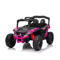 Masinuta electrica pentru copii Nichiduta Sport Speed Pink 12V cu telecomanda 2.4G,motoare 2x35w,lumini led,usi cu deschidere,slow start,roti robuste din plastic cu suspensii pe spate