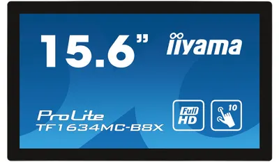 Monitor IIYAMA - TF1634MC-B8X, 15.6'', IPS, LED, Touch, negru