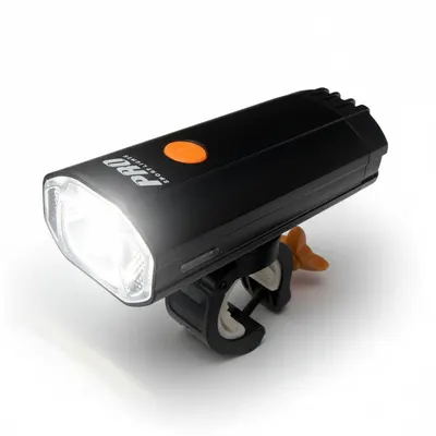 Lampă frontală pentru bicicletă, 1200 lumeni, LED, reîncărcabilă prin USB