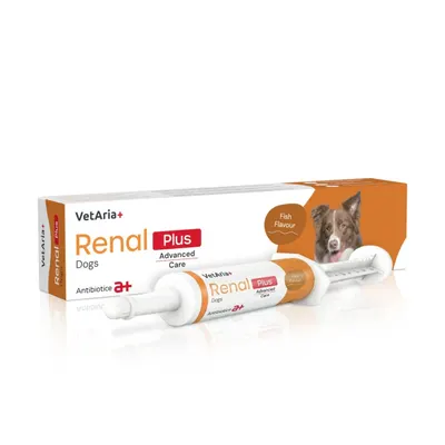 Supliment functie renala, pentru caini, Vetaria Renal Plus, pasta, 60 ml