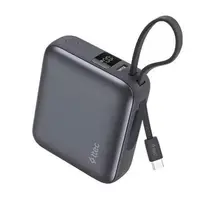 Baterie externă Ttec – ReCharger Mini LCD, 10000 mAh, gri