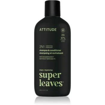 Attitude Super Leaves Matcha & Bergamot sampon si balsam 2 in 1