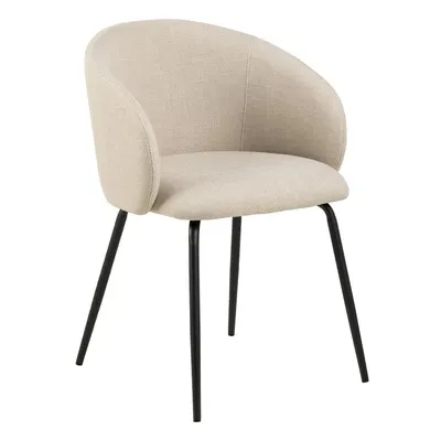 Set de scaune de sufragerie crem 2 buc. tapițat Eleanor – Actona