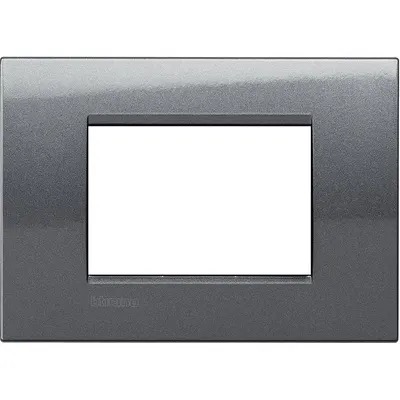 Rama ornament 3 module Bticino Living Light LNA4803AC, otel