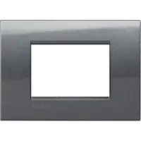 Rama ornament 3 module Bticino Living Light LNA4803AC, otel