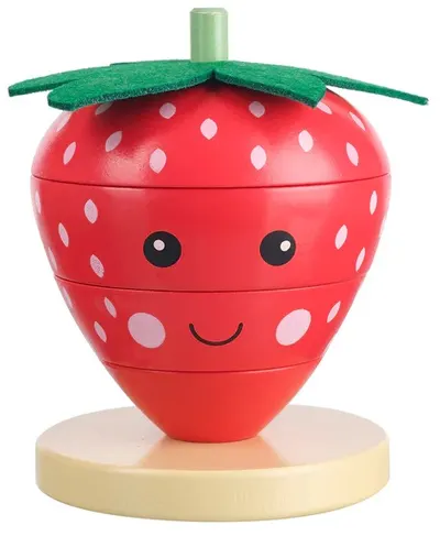 Jucărie cu sfori din lemn Orange Tree Toys - Strawberry