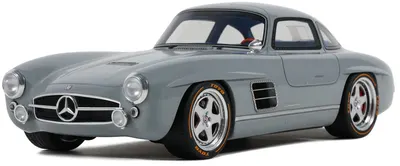 Model de colecție GT Spirit Modern: Mașini - Mercedes-Benz S-Klub Gullwing (Grey) (2019)
