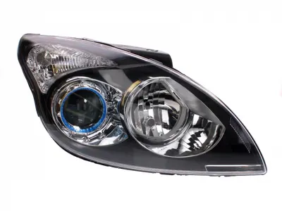 Far dreapta (H1 H7, reglaj electric, fundal negru) HYUNDAI i30 2007-2010