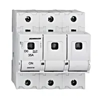 Soclu pentru portfuzibile D02, seria ARROW S, 3-poli, 35A