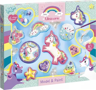 Totum - mulaje din ipsos DIY, Unicorn