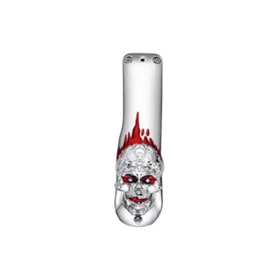 Carcasa metalica 3D Skull - Silver
