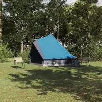Gossi cort familial tipi albastru pentru 8 persoane impermeabil