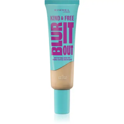 Rimmel Kind & Free Blur It Out machiaj ușor de hidratare SPF 20 culoare 150 Rose Vanilla 30 ml