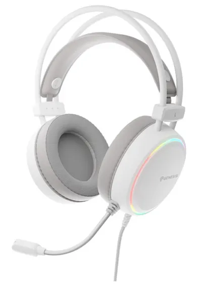 Căști de gaming Genesis - Neon 613 G2, albe
