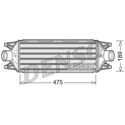 Intercooler, compresor DENSO DIT12002