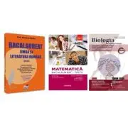 Pachet Bacalaureat 2026. Limba si literatura romana, Matematica M1 Teste si Biologie pe intelesul tuturor clasele 11-12