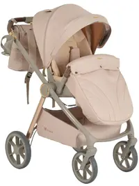 Cărucior combinat 3 în 1 Cangaroo - Unique, Macadamia Beige