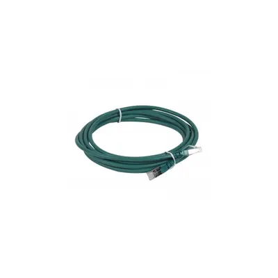 Patch cord category 6 A - S/FTP shielded - LSZH - lungime 3 m - verde