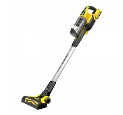 Aspirator vertical cu acumulatori Stanley Fatmax SFMCVS001D1-QW V20 18V cu 1 acumulator de 2,0 Ah (Negru/Galben)