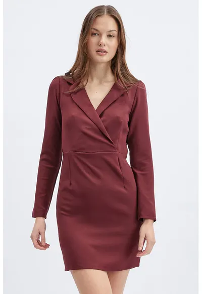 Rochie scurta cambrata - Violet tyrian
