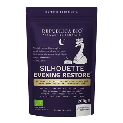 Silhouette Evening Restore, pudra functionala ecologica, FARA GLUTEN, 200g, Republica BIO