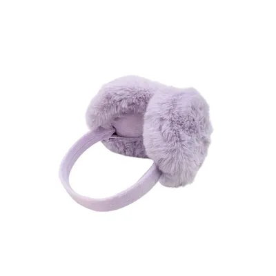 Căști pufoase pentru urechi Antonio, 94 g, Ø 14 cm, circumferință 44 cm, mov