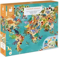 Puzzle educațional Janod din 200 de piese - Dinozauri