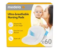 Tampoane pentru sani ultra respirabile, 60 bucati, Medela
