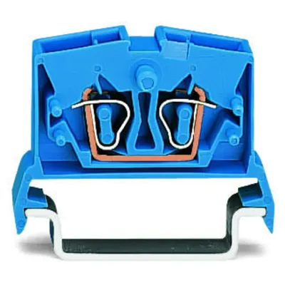2-conductor miniature through terminal block; 2.5 mm²; with test option; suitable for Ex i applications; center marking; for DIN-rail 35 x 15 and 35 x 7.5; CAGE CLAMP®; 2,50 mm²; blue
