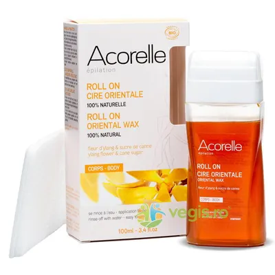 Roll-On cu Ceara Depilatoare Orientala pentru Corp cu Zahar din Trestie si Ylang-Ylang 100ml