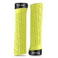 Mâner biciclete antiderapant, absorbție șocuri, galben