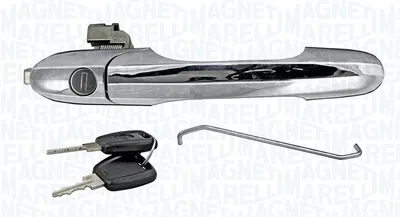 Maner usa Fata Dreapta (extern, cu orificiu pentru incuietoare, cu incuietoare, crom negru) potrivit ABARTH 500 595 695, 500C 595C 695C; FIAT 500, 500 C 0.9-1.4 07.07