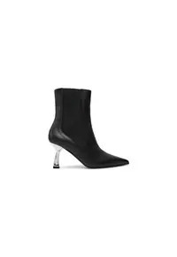 Ghete dama 304383373 - Piele naturala - Negru - Negru