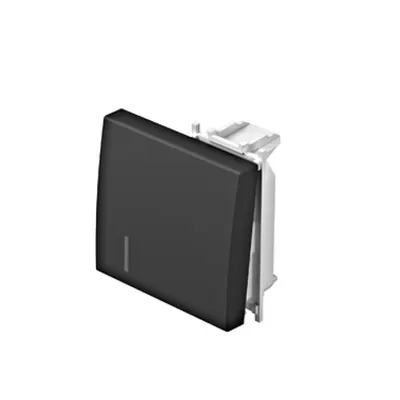 Clapetă cu indicator transparent, 2M, negru