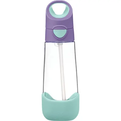 b.box Bottle with Straw biberon cu pai Lilac Pop 1 buc