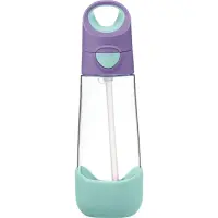b.box Bottle with Straw biberon cu pai Lilac Pop 1 buc