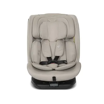 Scaun auto pentru copii Lorelli Rodeo Beige i-Size, isofix, rotativ, protectie SPS la impact lateral, 0 luni-12 ani, 40-150 cm