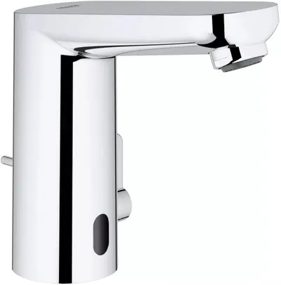 Baterie lavoar cu senzor Grohe Eurosmart 36331001, marime S, 132 mm, cu mixare, baterie, Crom lucios