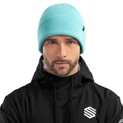 Căciulă de iarnă Snowflake Turquoise Turcoaz